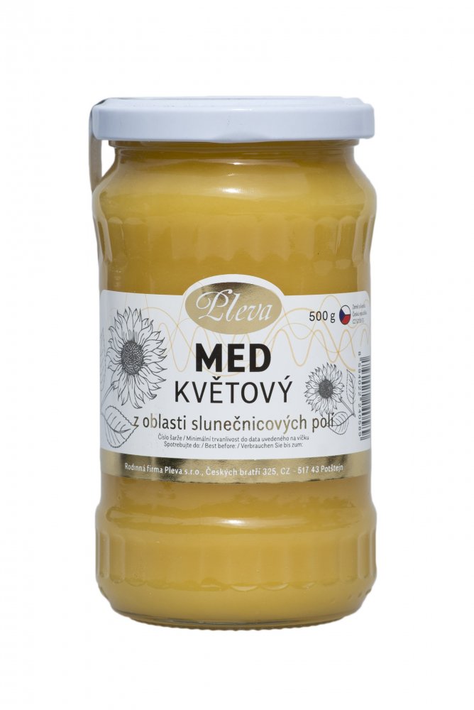 Med květový z oblasti slunečnicových polí 500 g