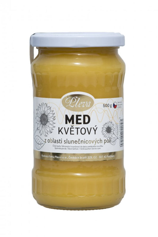 Med květový z oblasti slunečnicových polí 500 g