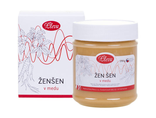 Ženšen kořen v medu