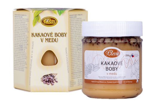 Kakaové boby v medu